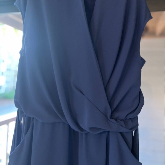 MM Lafleur Hailey Wrap Dress in Cerulean - Picture 4 of 8